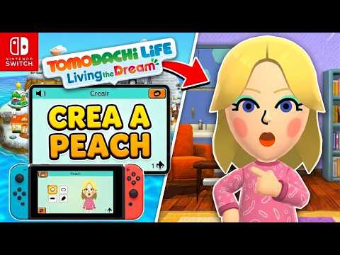CREATE PRINCESS PEACH IN TOMODACHI LIFE FOR NINTENDO SWITCH!