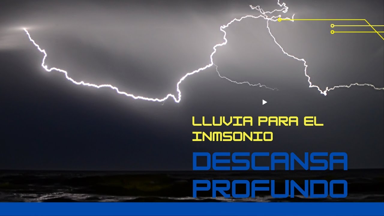 DUERME INSTANTÁNEAMENTE CON FUERTES SONIDOS DE LLUVIA Y TRUENOS EN EL ...
