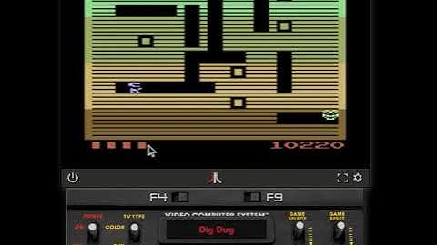 Dig Dug Atari 2600 Speedrun - 1 Loop