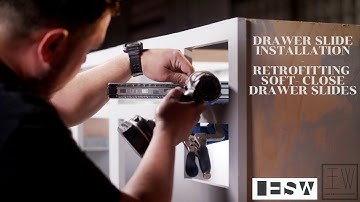 Drawer Slide Installation- Retrofitting Soft Close Drawer Slides