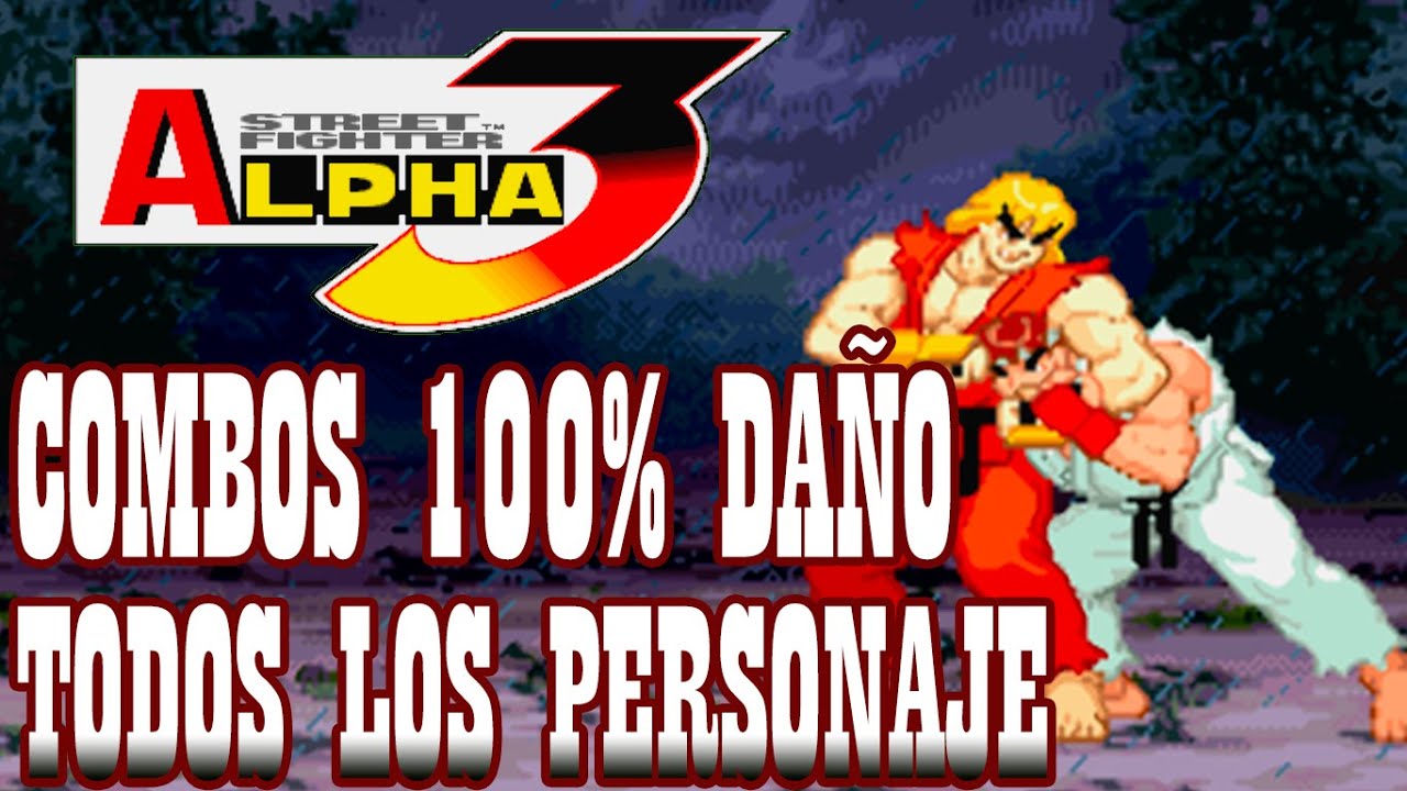 Street Fighter Alpha 3 All Super Combos Moves Arcade 