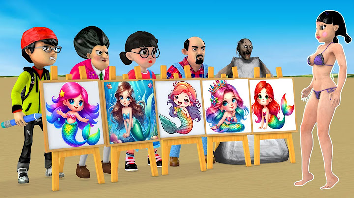Scary Teacher 3d vs Squid Game Draw a Costume to Help The Beautiful Mermaid 5 Times Challenge