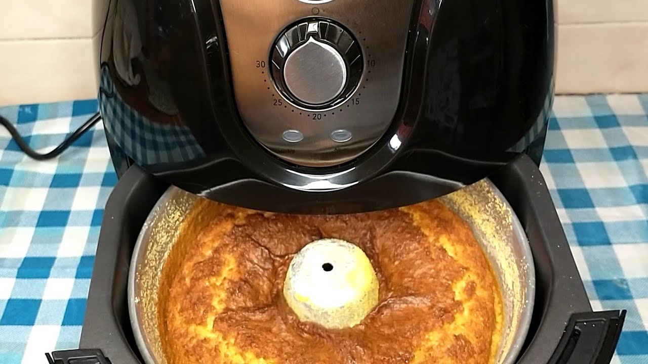 Bolo de fubá na Air Fryer  Receitas, Bolo de fubá, Bolo