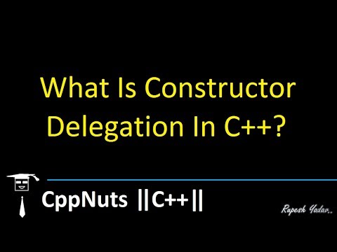 Video: Ano ang C++ object delegation?