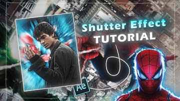 how to make shutter effect on after effect✨