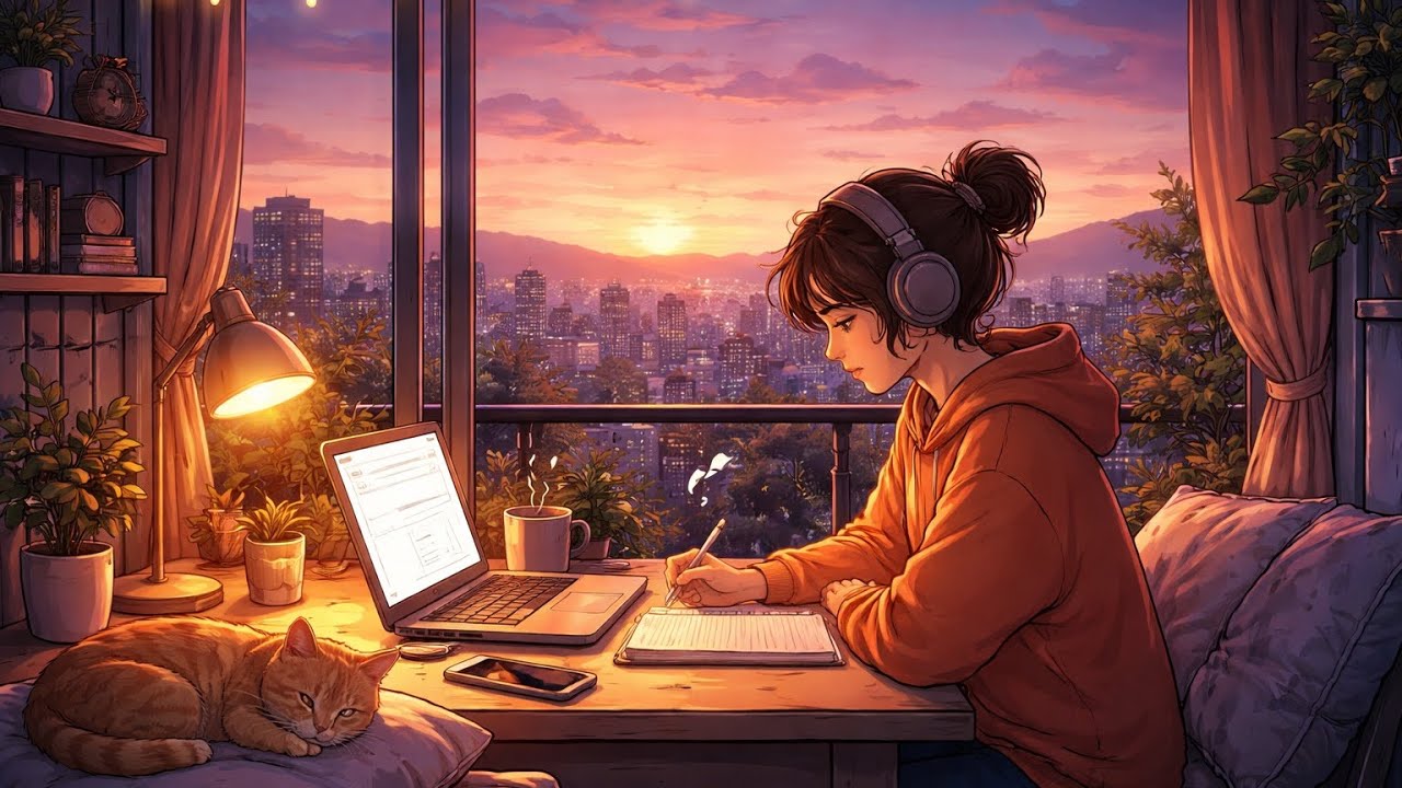 10 Hour LoFi Study Beats – Chill Hip Hop for Focus & Concentration | Slow Wisdom