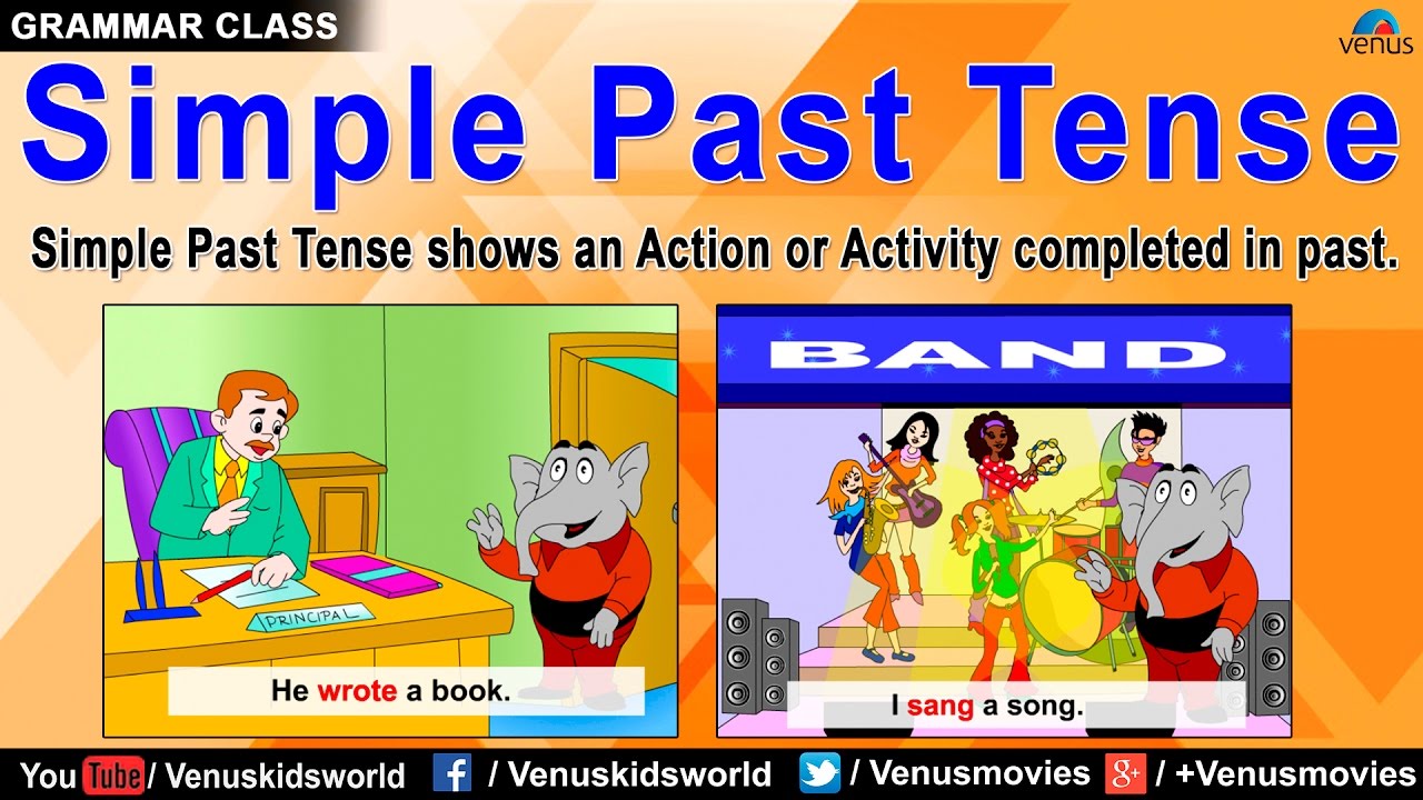 Simple Past Tense (video lessons, examples, explanations)