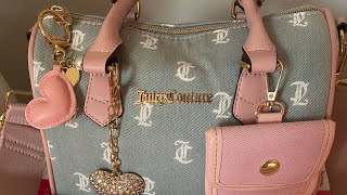 What's in my Juicy Couture Denim Satchel