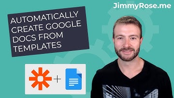 Zapier Examples: Automatically create a Google Doc from a template like "document automation"