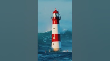 What Happens When a Lighthouse Faces Huge Waves? | $1.2 Million-Dollar Job Nobody Wants To Do |