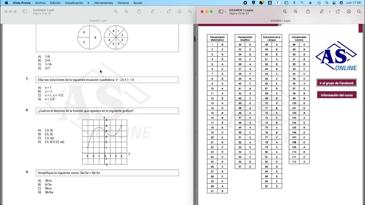 Simulador Nuevo Exani II Matemáticas 2023 2024 exani exani 