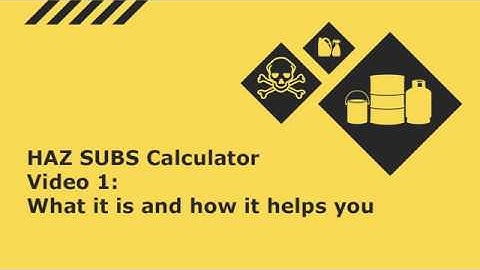 Hazardous substances calculator - how can it help you?