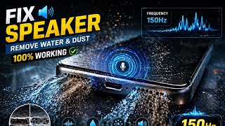 Speaker Cleaner Sound 💧 150Hz Frequency to Fix Low Volume &amp; Muffled Audio on Any Smartphone
