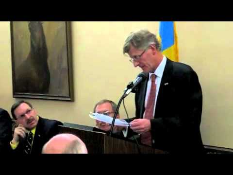 Swedish Ambassador Speaks In Jamestown