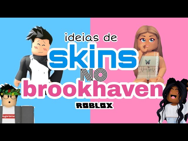 Ideias de skins no grátis brookhaven - Roblox 