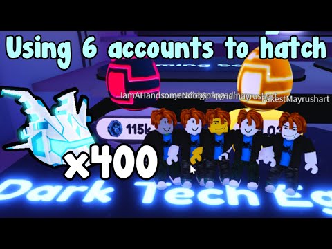 I Used 6 Accounts And Hatch 400 Mythical Prototype! - Pet Simulator X Roblox