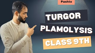 Turgor And Plasmolysis Cl 9Th Biology Pashto Basharat Ali Lectures