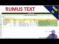 12. Cara Menggunakan Rumus Text di Excel
