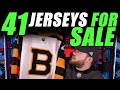 41 Hockey Jerseys For Sale !!!