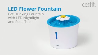 Catit  LED Flower Fountain