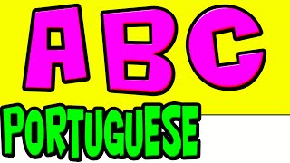 Learn the PORTUGUESE ALPHABET for Kids (Speak Brazilian Portuguese)