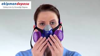 Drager 3300 Yarım Yüz Maskesi Nasıl Kullanılır, Filtre Nasıl Takılır