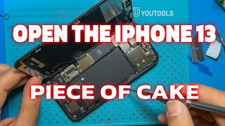 open the iphone 13 and fix up speaker | disassemble iphone 13