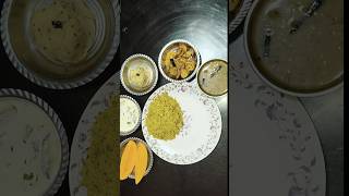No onion ❌no garlic ❌Veg Thali..#shorts #trending #viral#vegthali #thali #foodreels#nooniongarlic