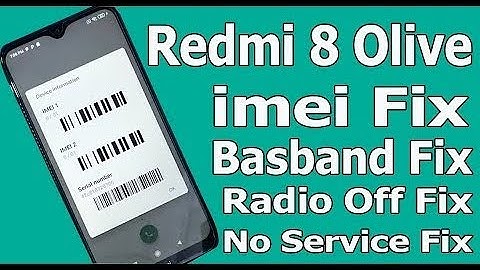 Redmi 8 imei Repair | imei 0 Fix | No Baseband Fix | No Service Fix | Radio Off Fix | Gsm King