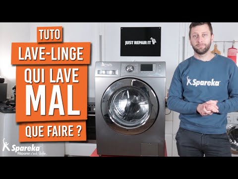 Vidéo: Pourquoi La Machine à Laver Ne Lave Pas Bien