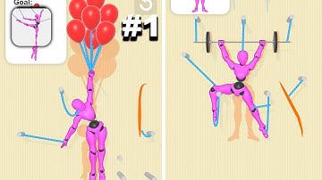 Posing Cut: Marionette Puzzle - Hyper Hybrid Casual - Gameplay Walkthrough (iOS & Android)