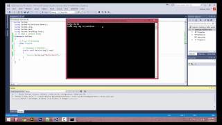 Making a Hello World in C# | Visual Studio