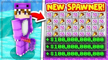 NEW MONEY FARM UPGRADE on NEW SKYBLOCK MAP! | New Minecraft SKYBLOCK SERVER