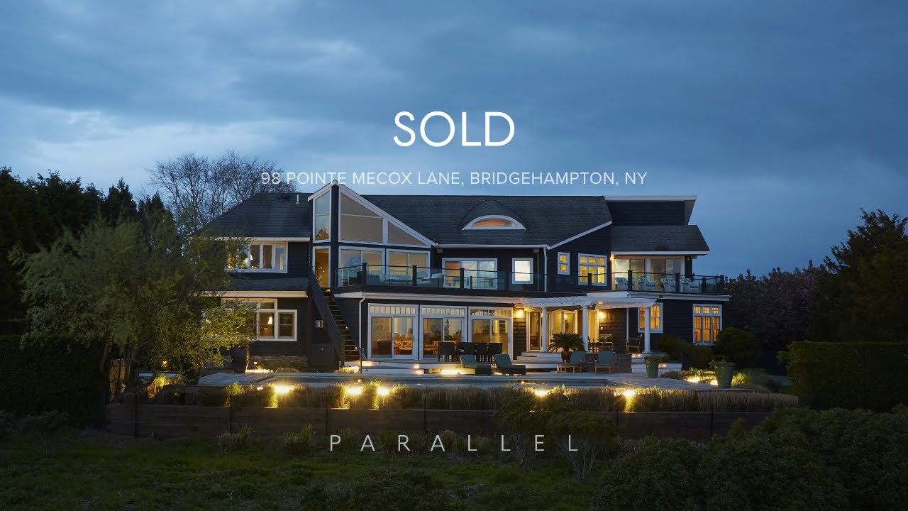 $9,500,000 Western Facing Waterfront Property in Bridgehampton