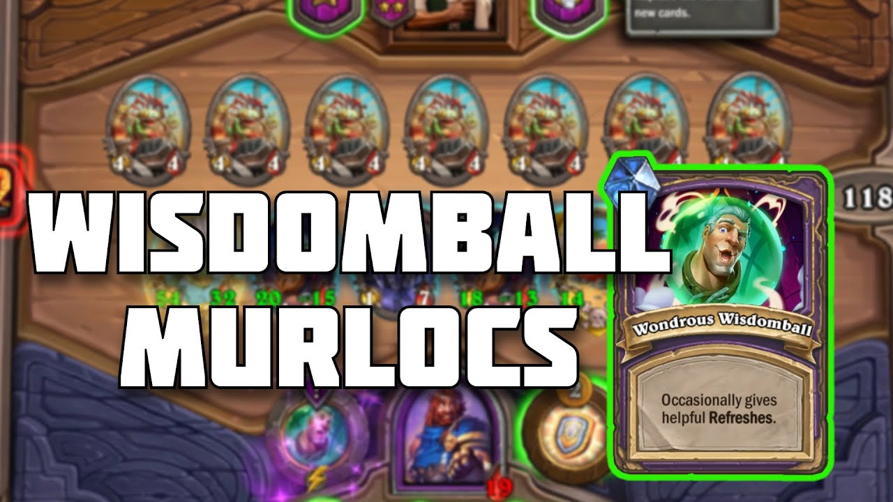 Wisdomball Murlocs Hearthstone Battlegrounds YouTube