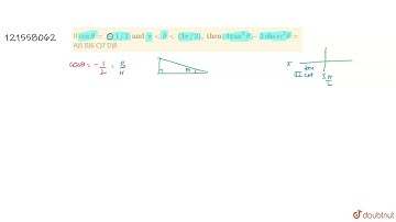 If `cos theta=-1//2 and pi lt theta lt (3pi//2),`  `"then" : 4 tan^(2)theta-3cosec^(2)theta=`A)5 B)6
