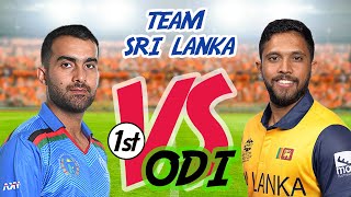 SL vs AFG 1st ODI // Team Sri Lanka Probable Playing XI