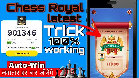 MX Player Chess Royal game hack trick || #maalik. || auto win trick MX player game