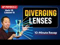 Diverging (Concave) Lenses Made Easy | AP Physics 2 - Unit 13 - Lesson 6