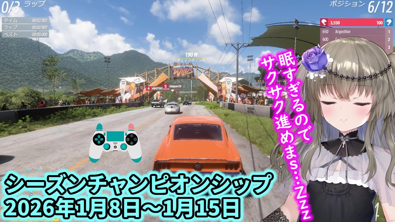 シーズンチャンピオンシップ及びPRスタント攻略(シリーズ55オータム2026年1月8日～1月15日)【Forza Horizon 5】