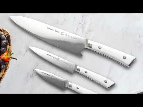 Schmidt Brothers Cutlery - Evolution, 3-Piece Knife Set, Silver