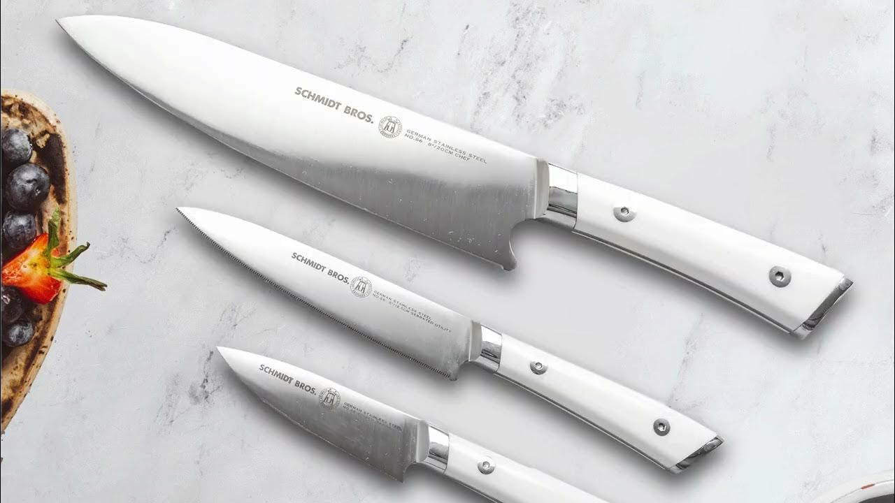 Bonded Steel 7 Piece Schmidt Knives