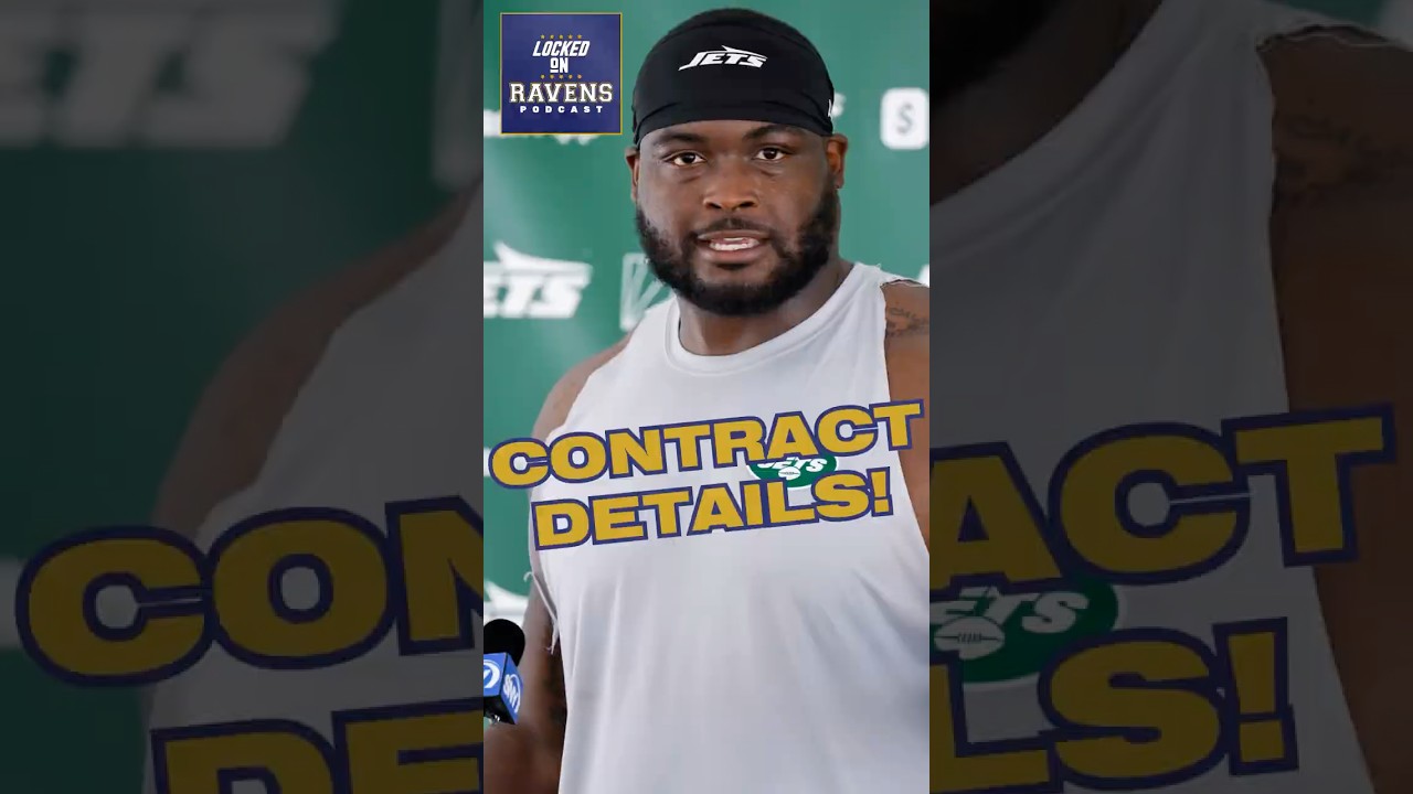 BIG Baltimore Ravens free agent contract details revealed #ravens #baltimoreravens #nfl #shorts