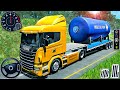 US Cargo Truck Trailer Driving 3D Transporter Delivery 