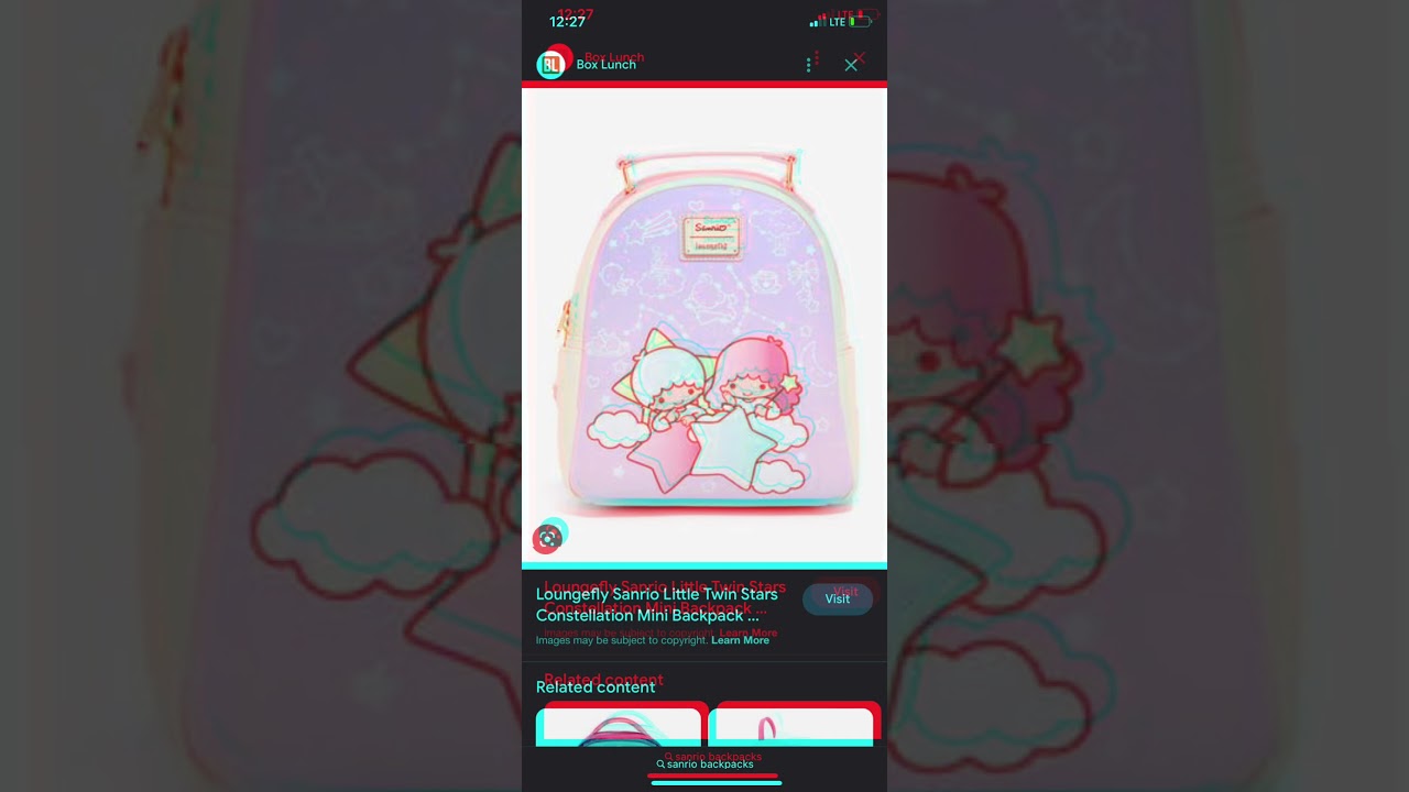 Sanrio characters as backpacks