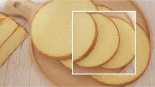 초보자도 뚝딱 만들 수 있는 촉촉한 제누아즈 만들기/How to make a Sponge cake/Homebaking/easy method