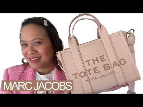 Marc Jacobs Mini Leather Tote - 2023 New Season Rose Leather