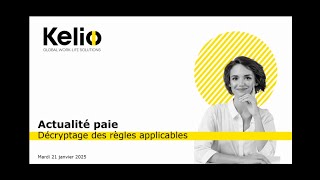 Webinar | Décryptage de l'actualité paie du début d'année