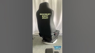 Luxury Truck Seat Heavy Duty Air Suspension Driver Seat Semi Truck Seating Show