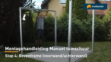 Manuel - Stap 4 Bovenframe (voorwand/achterwand)